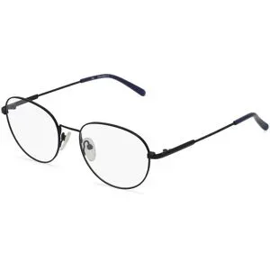Optic Prima HK Fielmann OPH 9962 CL Unisex-Brille inkl. Gläser Vollrand Panto Edelstahl-Gestell 51/18/135, Blau
