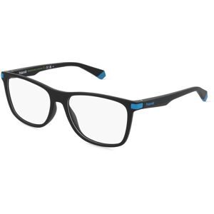 Safilo GmbH Polaroid PLD D514 Herren-Brille inkl. Gläser Vollrand Quadratisch Kunststoff-Gestell 55/16/140, Blau