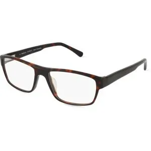 Design Eyewear Group Germany GmbH Fielmann 2137 FLEX CL Herren-Brille inkl. Gläser Vollrand Quadratisch Acetat-Gestell 55/17/140, Havanna