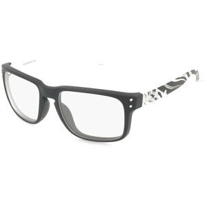Luxottica Fashion Brillen Vertriebs GmbH Oakley OX8156 Herren-Brille inkl. Gläser Vollrand Quadratisch Kunststoff-Gestell 54/18/137, Schwarz
