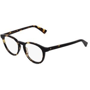 Kering Eyewear Spa Bottega Veneta BV1225O Unisex-Brille inkl. Gläser Vollrand Panto Acetat-Gestell 50/19/145, Havanna