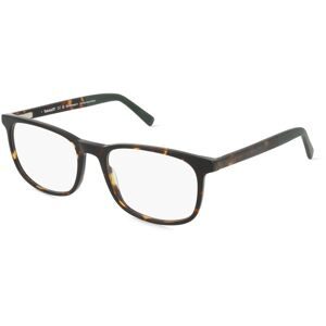 Marcolin Deutschland GmbH Timberland TB1822 Unisex-Brille inkl. Gläser Vollrand Quadratisch Acetat-Gestell 56/19/145, Havanna