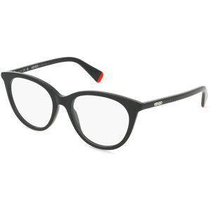 Thélios Kenzo KZ50228I AKA Damen-Brille inkl. Gläser Vollrand Butterfly Acetat-Gestell 54/18/145, Schwarz