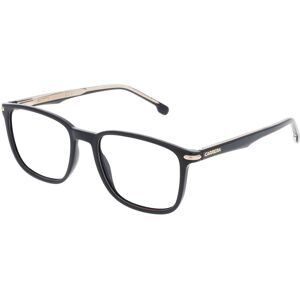 Safilo GmbH Carrera 292 Herren-Brille inkl. Gläser Vollrand Quadratisch Kunststoff-Gestell 53/18/145, Schwarz