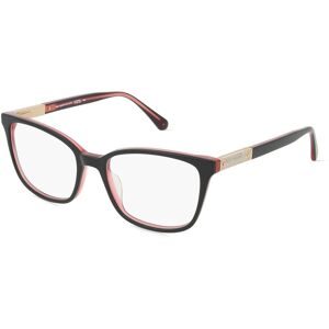 Safilo GmbH Kate Spade DAVINA Damen-Brille inkl. Gläser Vollrand Quadratisch Acetat-Gestell 52/17/140, Schwarz