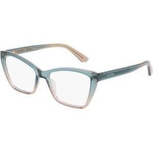 Marchon Germany GmbH Calvin Klein CK24523 Unisex-Brille inkl. Gläser Vollrand Butterfly Acetat-Gestell 52/16/145, Blau