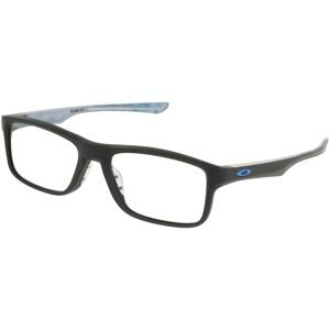 Luxottica Fashion Brillen Vertriebs GmbH Oakley OX8081 Unisex-Brille inkl. Gläser Vollrand Quadratisch Kunststoff-Gestell 53/18/139, Schwarz