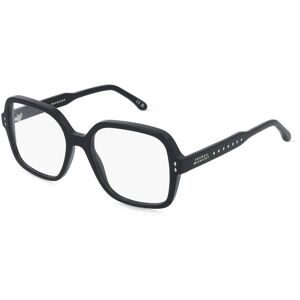Safilo GmbH Isabel Marant IM 0257 Damen-Brille inkl. Gläser Vollrand Quadratisch Acetat-Gestell 52/17/140, Schwarz