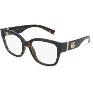 Luxottica Fashion Brillen Vertriebs GmbH Dolce&Gabbana DG5115 Damen-Brille inkl. Gläser Vollrand Butterfly Kunststoff-Gestell 53/19/145, Havanna