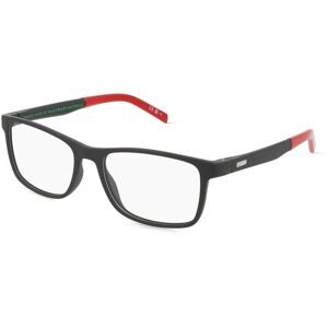 Safilo GmbH Levi's LV 5049 Herren-Brille inkl. Gläser Vollrand Quadratisch Kunststoff-Gestell 55/17/145, Schwarz