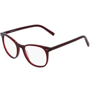 DE RIGO Vision D.A.CH. GmbH Rodenstock 5356 Unisex-Brille inkl. Gläser Vollrand Rund Kunststoff-Gestell 50/19/145, Rot