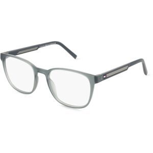 Safilo GmbH Tommy Hilfiger TH 2205 Herren-Brille inkl. Gläser Vollrand Eckig Kunststoff-Gestell 52/19/145, Blau