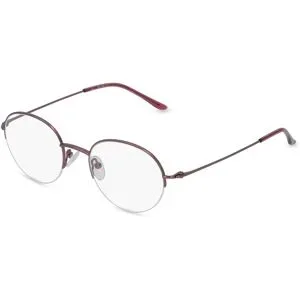 Wenzhou Bada Optical Co. , LTD Fielmann BD 469 CL Unisex-Brille inkl. Gläser Halbrand Panto Edelstahl-Gestell 48/20/140, Pink