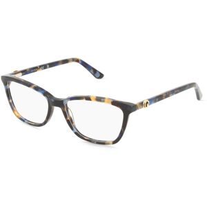Marcolin Deutschland GmbH Guess GU50310 Damen-Brille inkl. Gläser Vollrand Eckig Acetat-Gestell 52/15/140, Blau