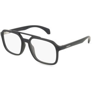 Luxottica Fashion Brillen Vertriebs GmbH Moncler ME3002 Unisex-Brille inkl. Gläser Vollrand Quadratisch Kunststoff-Gestell 54/19/145, Schwarz