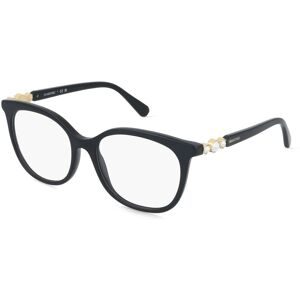 Luxottica Fashion Brillen Vertriebs GmbH Swarovski 0SK2055 Damen-Brille inkl. Gläser Vollrand Panto Acetat-Gestell 54/17/140, Schwarz