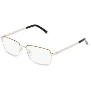 Optic Prima HK Fielmann OPH 9960 FLEX CL Herren-Brille inkl. Gläser Vollrand Quadratisch Metall-Gestell 57/18/145, Gold
