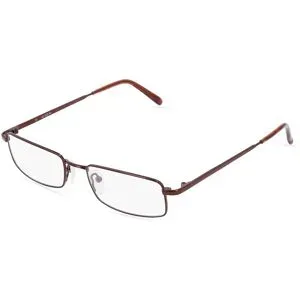 Zhangzhou Agilton Optical Co., Ltd. Fielmann MC 232 FA Unisex-Brille inkl. Gläser Vollrand Quadratisch Metall-Gestell 50/18/140, Braun