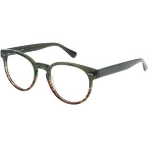 Eschenbach Optik GmbH FREIGEIST 863048 Herren-Brille inkl. Gläser Vollrand Panto Kunststoff-Gestell 54/22/155, Grün