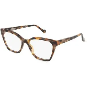 De Lotto s.r.l. Fielmann Elementra EMT 001 RN Damen-Brille inkl. Gläser Vollrand Butterfly Acetat-Gestell 53/18/145, Havanna