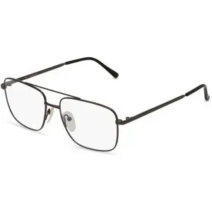 Zhangzhou Agilton Optical Co., Ltd. Fielmann MC 532 CL Herren-Brille inkl. Gläser Vollrand Quadratisch Edelstahl-Gestell 55/16/145, Grau