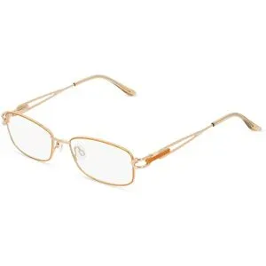 Wenzhou Bada Optical Co. , LTD Fielmann BD 517 FLEX CL Damen-Brille inkl. Gläser Vollrand Quadratisch Metall-Gestell 50/17/130, Gold