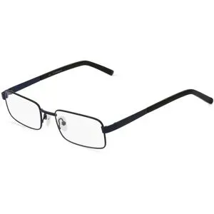 Xiamen Careyou Optical Co., Ltd Fielmann CY 019 FLEX CL Herren-Brille inkl. Gläser Vollrand Quadratisch Edelstahl-Gestell 50/19/140, Blau