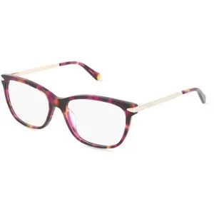 Safilo GmbH Nike FOS 7150 Damen-Brille inkl. Gläser Vollrand Quadratisch Kunststoff-Gestell 55/16/140, Havanna