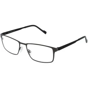 Eschenbach Optik GmbH Titanflex 820755 Herren-Brille inkl. Gläser Vollrand Quadratisch Titan-Gestell 53/17/145, Grau