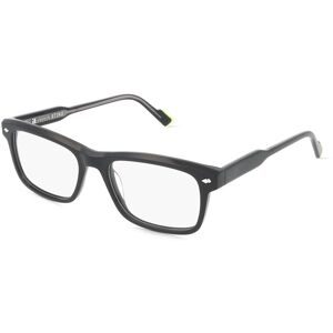 DE RIGO Vision D.A.CH. GmbH Sting VST506 Unisex-Brille inkl. Gläser Vollrand Quadratisch Acetat-Gestell 53/18/145, Schwarz