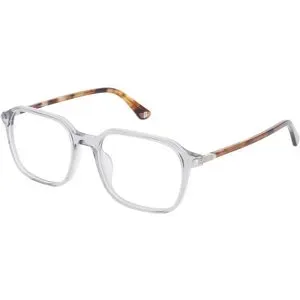 DE RIGO Vision D.A.CH. GmbH Police VPLP13 Unisex-Brille inkl. Gläser Vollrand Quadratisch Kunststoff-Gestell 53/18/145, Grau