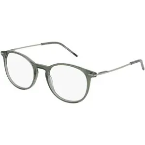 Safilo SpA Hugo HG 1406 Herren-Brille inkl. Gläser Vollrand Panto Acetat-Gestell 51/20/145, Grün