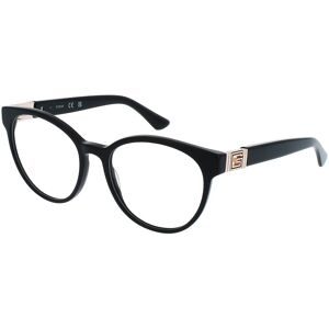 Marcolin Deutschland GmbH Guess GU2909 Unisex-Brille inkl. Gläser Vollrand Rund Kunststoff-Gestell 53/17/140, Schwarz