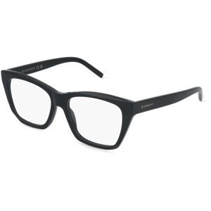 Thélios Givenchy GV50088I GV DAY Damen-Brille inkl. Gläser Vollrand Geometrisch Acetat-Gestell 54/16/145, Schwarz