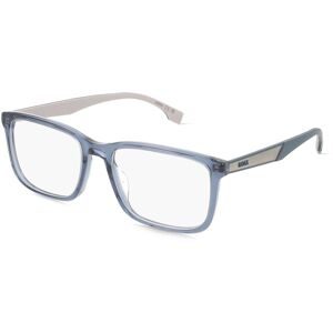 Safilo GmbH BOSS 1827G Herren-Brille inkl. Gläser Vollrand Eckig Acetat-Gestell 55/18/150, Blau