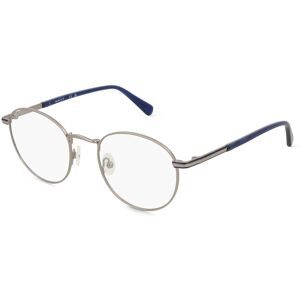 Marcolin Deutschland GmbH Gant GA3298 Unisex-Brille inkl. Gläser Vollrand Rund Metall-Gestell 50/20/145, Grau