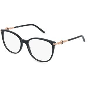 DE RIGO Vision D.A.CH. GmbH Escada VESF32 Damen-Brille inkl. Gläser Vollrand Cat Eye Kunststoff-Gestell 54/17/140, Schwarz