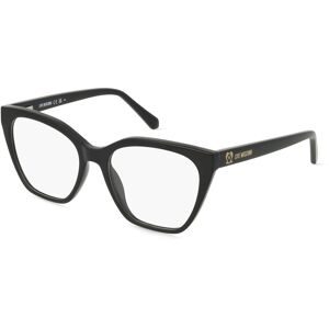 Safilo GmbH Moschino MOL627 Damen-Brille inkl. Gläser Vollrand Quadratisch Kunststoff-Gestell 52/17/140, Schwarz