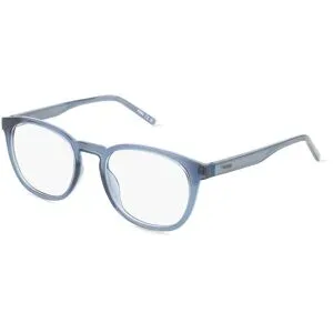 Safilo SpA Hugo HG 1360 Herren-Brille inkl. Gläser Vollrand Panto Kunststoff-Gestell 51/20/145, Blau