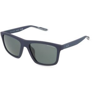 Luxottica Fashion Brillen Vertriebs GmbH Armani Exchange AX4149SU Herren-Sonnenbrille Vollrand Quadratisch Kunststoff-Gestell, Blau