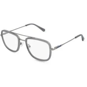 Marcolin Deutschland GmbH Gant GA3275 Herren-Brille inkl. Gläser Vollrand Pilot Metall-Gestell 52/20/145, Grau