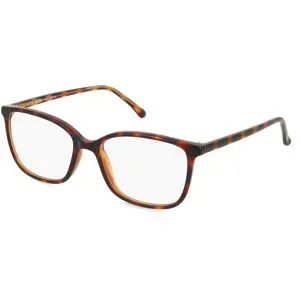 Zhangzhou Agilton Optical Co., Ltd. Fielmann MC 609 FA Damen-Brille inkl. Gläser Vollrand Quadratisch Propionat-Gestell 51/17/140, Havanna