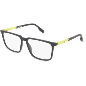 Marcolin Deutschland GmbH Adidas SP5071 Herren-Brille inkl. Gläser Vollrand Geometrisch Kunststoff-Gestell 55/15/145, Schwarz