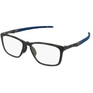 Luxottica Fashion Brillen Vertriebs GmbH Oakley OX8062D Herren-Brille inkl. Gläser Vollrand Quadratisch Kunststoff-Gestell 57/17/143, Schwarz
