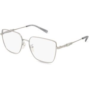 Luxottica Fashion Brillen Vertriebs GmbH Michael Kors 0MK3083D DALI Damen-Brille inkl. Gläser Vollrand Quadratisch Metall-Gestell 56/17/145, Silber