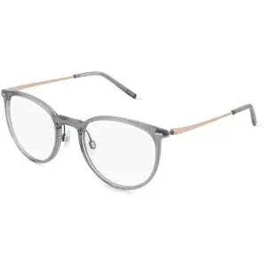 Eschenbach Optik GmbH HUMPHREY´S eyewear 581162 Unisex-Brille inkl. Gläser Vollrand Panto Acetat-Gestell 50/20/140, Grau