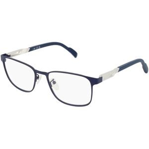 Marcolin Deutschland GmbH Adidas SP5022 Unisex-Brille inkl. Gläser Vollrand Quadratisch Metall-Gestell 54/18/140, Blau