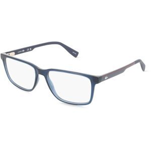 Marchon Germany GmbH Lacoste L4005 Herren-Brille inkl. Gläser Vollrand Eckig Kunststoff-Gestell 56/16/145, Blau