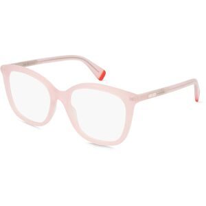 Thélios Kenzo KZ50202I Unisex-Brille inkl. Gläser Vollrand Quadratisch Kunststoff-Gestell 55/18/145, Pink