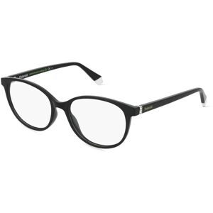Safilo GmbH Polaroid PLD D467 Damen-Brille inkl. Gläser Vollrand Quadratisch Kunststoff-Gestell 54/17/145, Schwarz